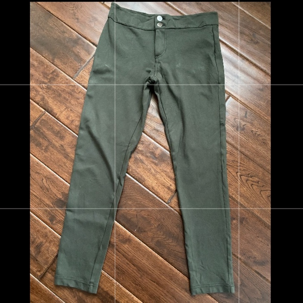 Green Skinny Pants